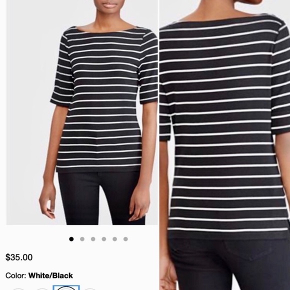 LAUREN RALPH LAUREN Striped Tee - Picture 7 of 7